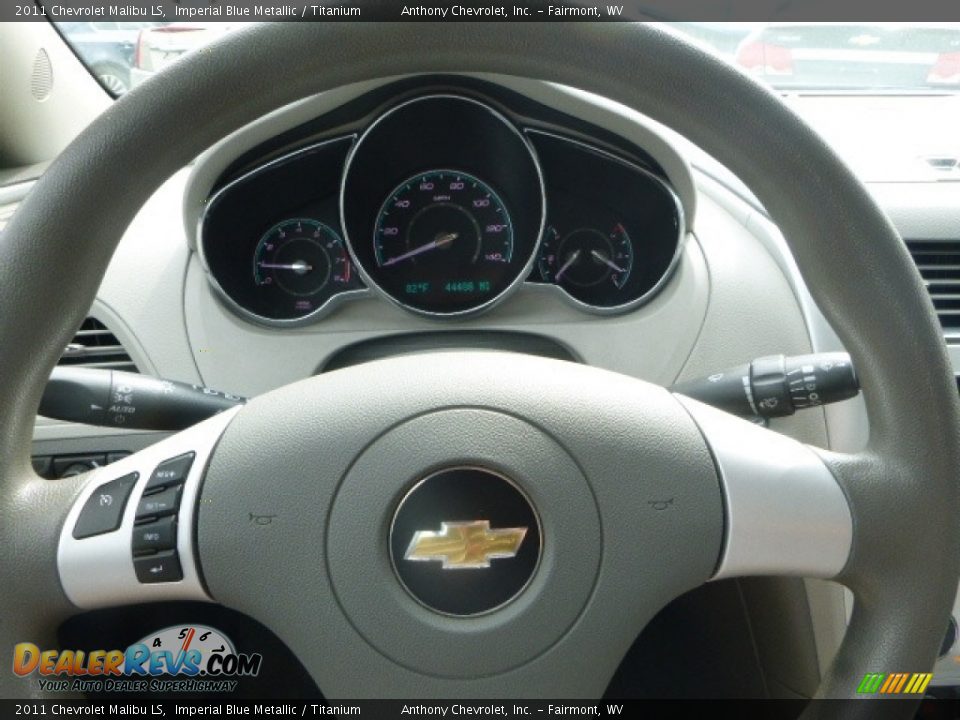 2011 Chevrolet Malibu LS Imperial Blue Metallic / Titanium Photo #19