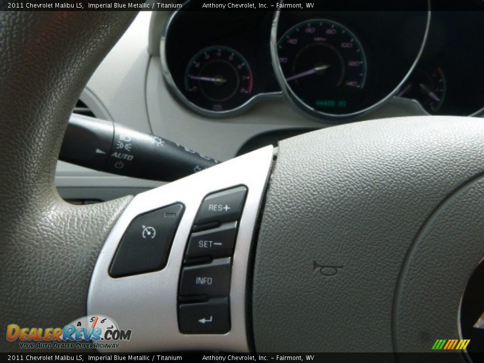 2011 Chevrolet Malibu LS Imperial Blue Metallic / Titanium Photo #20
