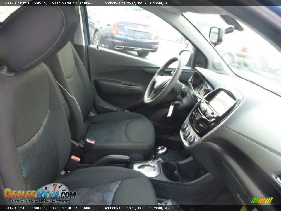 Jet Black Interior - 2017 Chevrolet Spark LS Photo #7