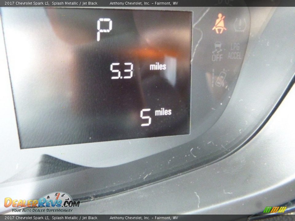 2017 Chevrolet Spark LS Splash Metallic / Jet Black Photo #16