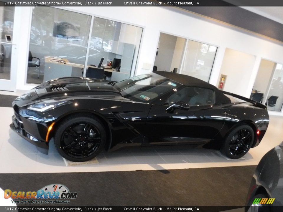 2017 Chevrolet Corvette Stingray Convertible Black / Jet Black Photo #5