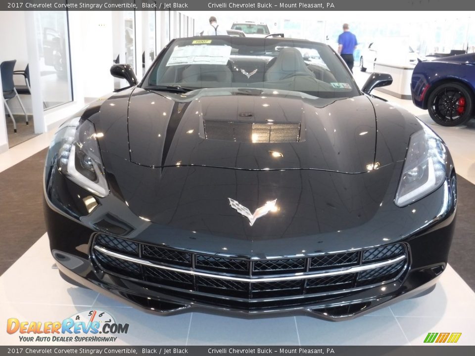 2017 Chevrolet Corvette Stingray Convertible Black / Jet Black Photo #7