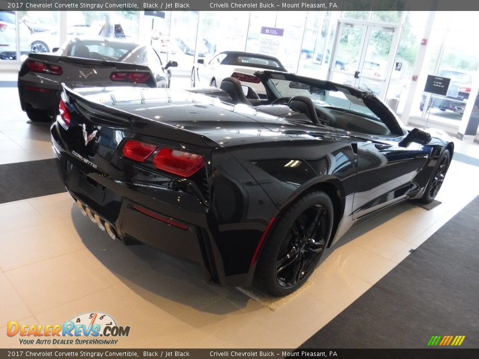 2017 Chevrolet Corvette Stingray Convertible Black / Jet Black Photo #9