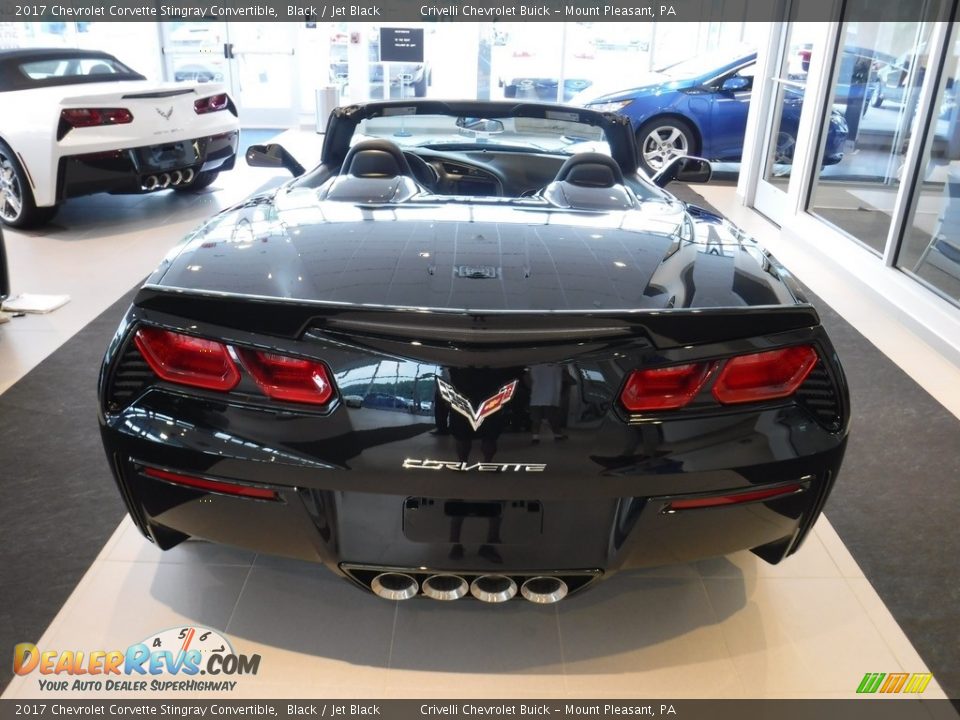 2017 Chevrolet Corvette Stingray Convertible Black / Jet Black Photo #10
