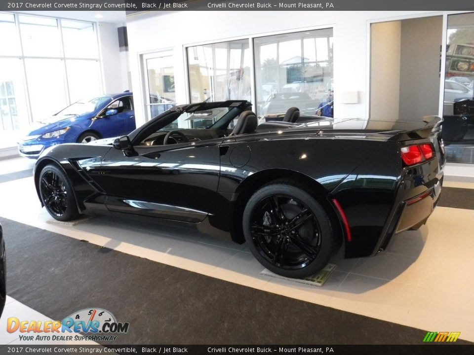 2017 Chevrolet Corvette Stingray Convertible Black / Jet Black Photo #11