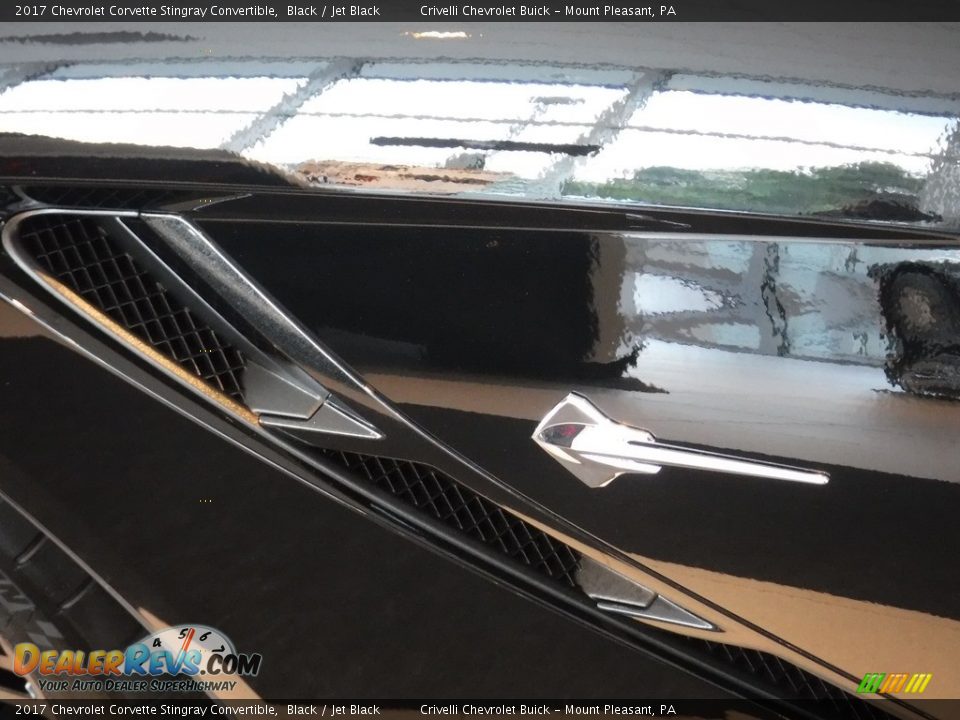 2017 Chevrolet Corvette Stingray Convertible Black / Jet Black Photo #12