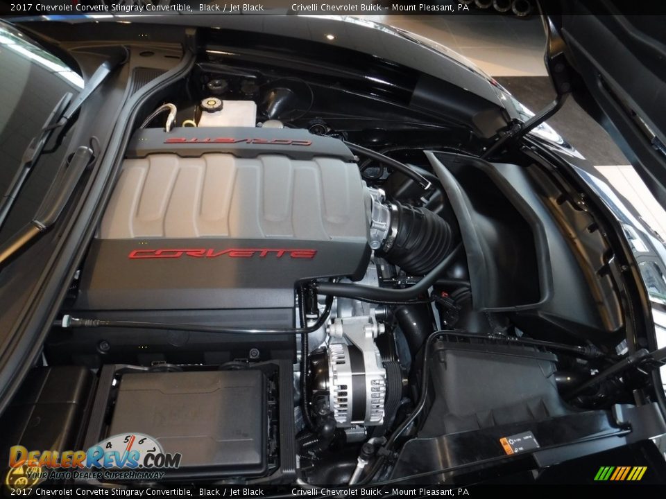 2017 Chevrolet Corvette Stingray Convertible Black / Jet Black Photo #16