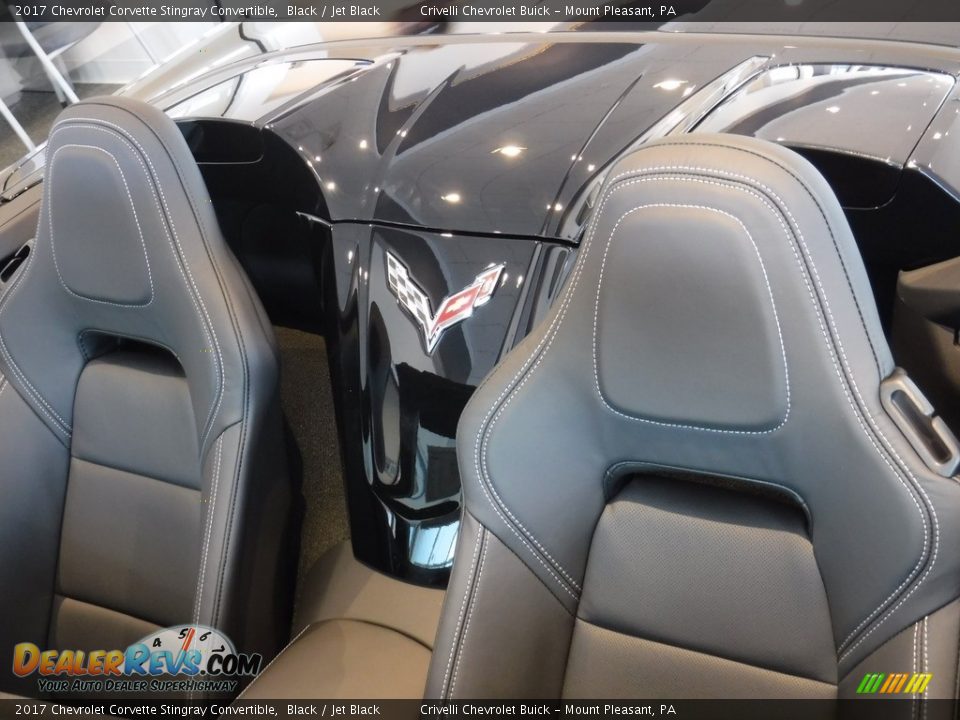 2017 Chevrolet Corvette Stingray Convertible Black / Jet Black Photo #19