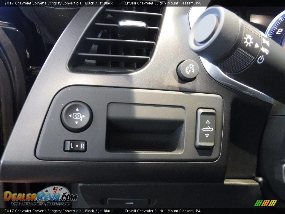 2017 Chevrolet Corvette Stingray Convertible Black / Jet Black Photo #24
