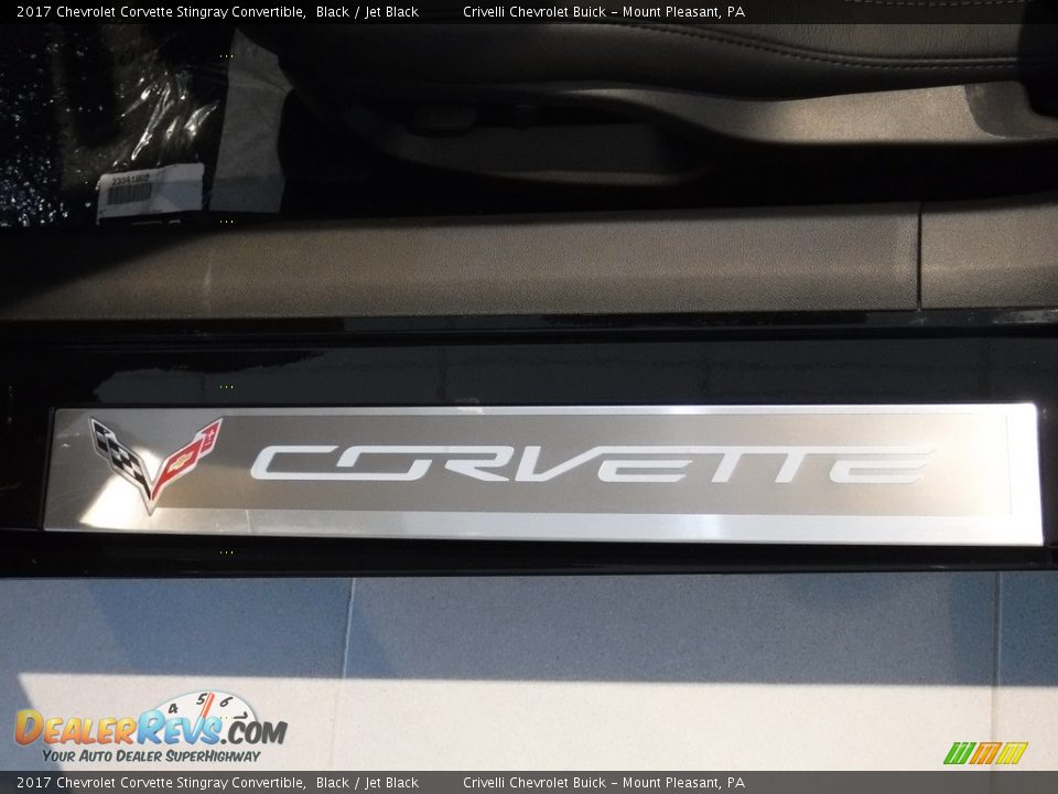 2017 Chevrolet Corvette Stingray Convertible Black / Jet Black Photo #27