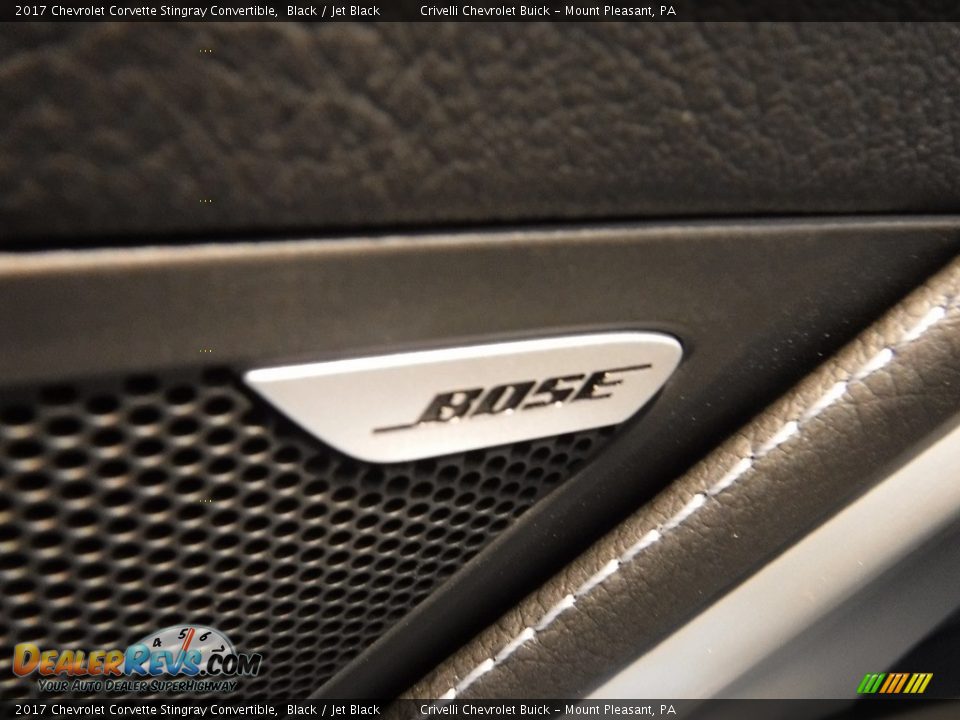 2017 Chevrolet Corvette Stingray Convertible Black / Jet Black Photo #28