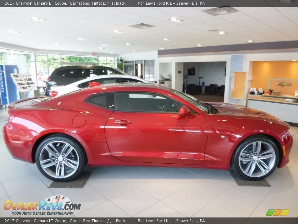 2017 Chevrolet Camaro LT Coupe Garnet Red Tintcoat / Jet Black Photo #3