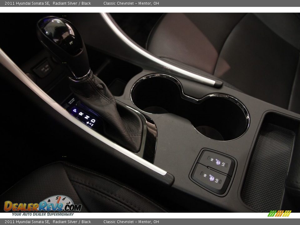 2011 Hyundai Sonata SE Radiant Silver / Black Photo #11