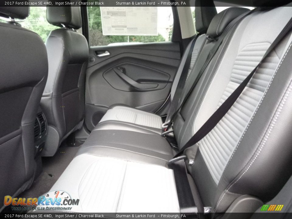 2017 Ford Escape SE 4WD Ingot Silver / Charcoal Black Photo #8