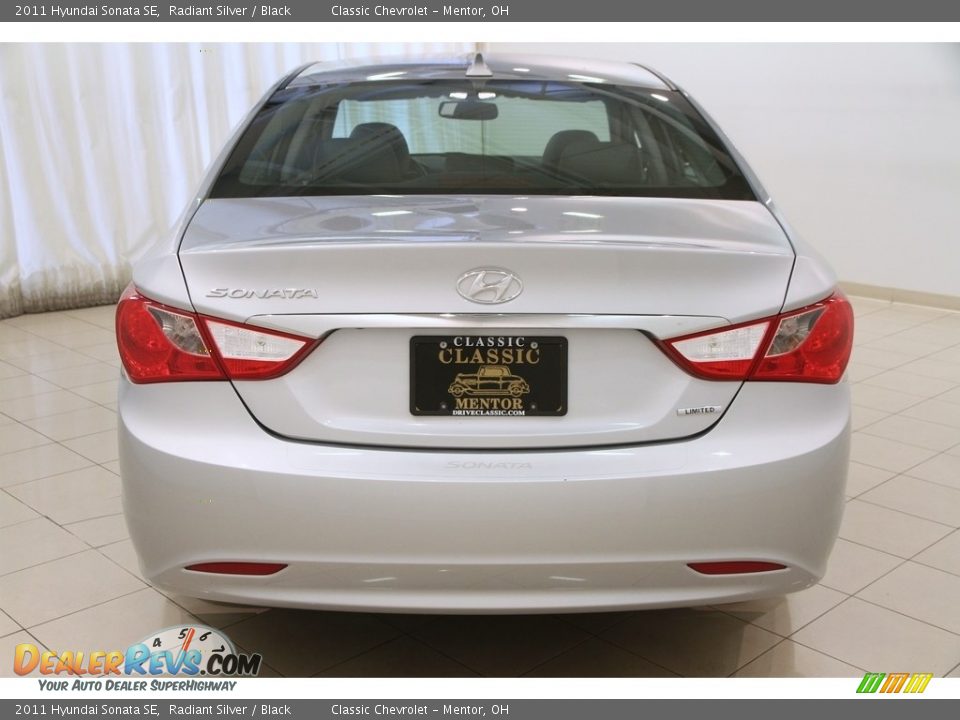 2011 Hyundai Sonata SE Radiant Silver / Black Photo #15
