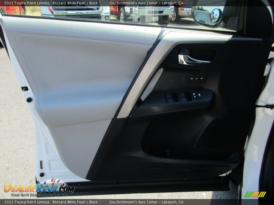 2013 Toyota RAV4 Limited Blizzard White Pearl / Black Photo #9