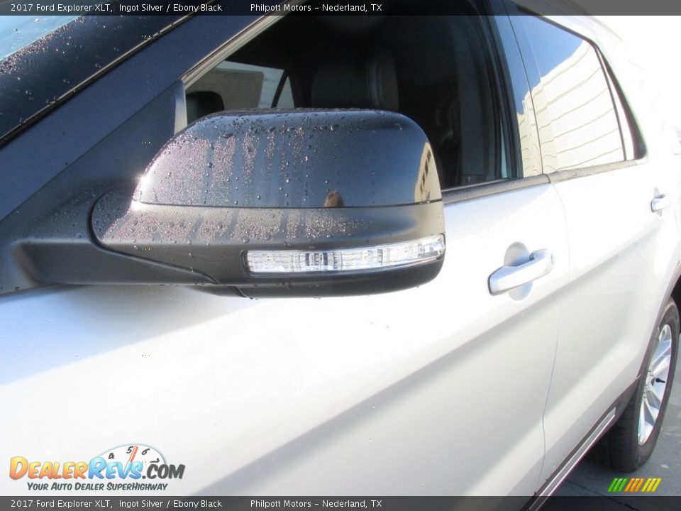 2017 Ford Explorer XLT Ingot Silver / Ebony Black Photo #12
