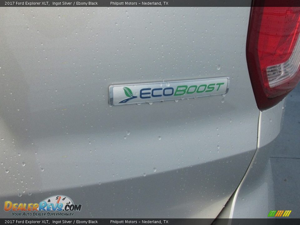 2017 Ford Explorer XLT Ingot Silver / Ebony Black Photo #15