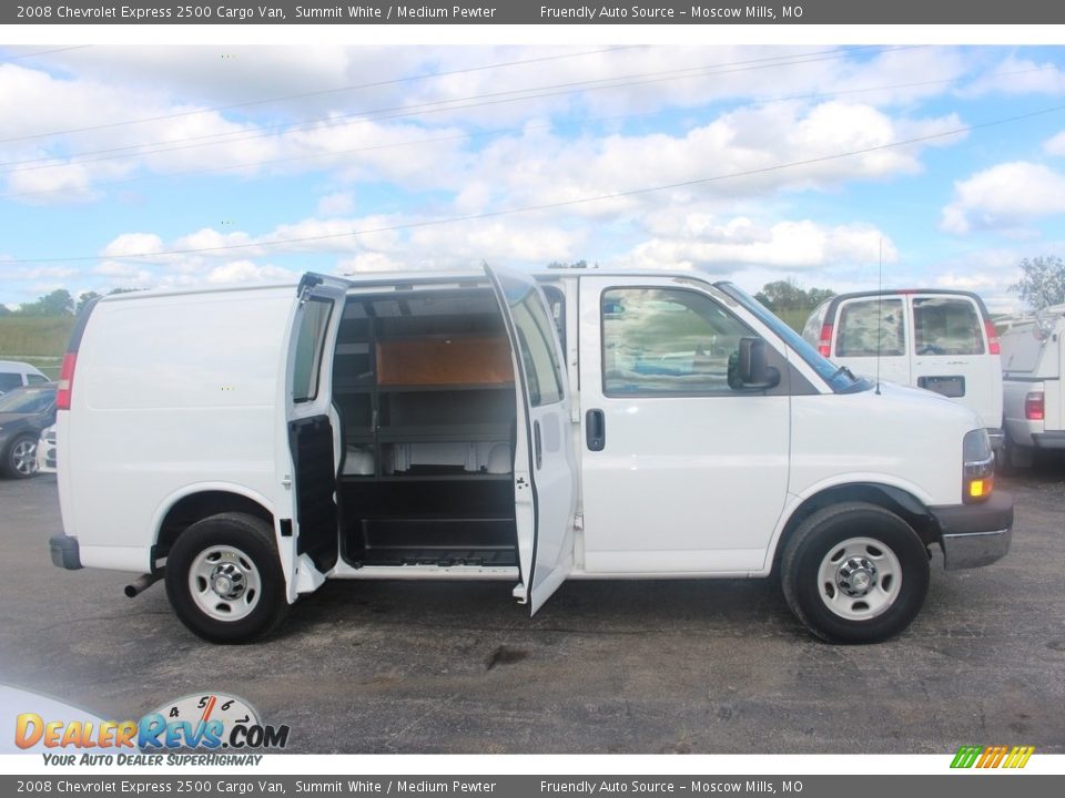 2008 Chevrolet Express 2500 Cargo Van Summit White / Medium Pewter Photo #17
