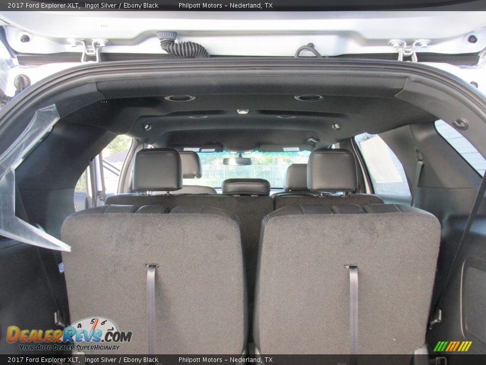 2017 Ford Explorer XLT Ingot Silver / Ebony Black Photo #16