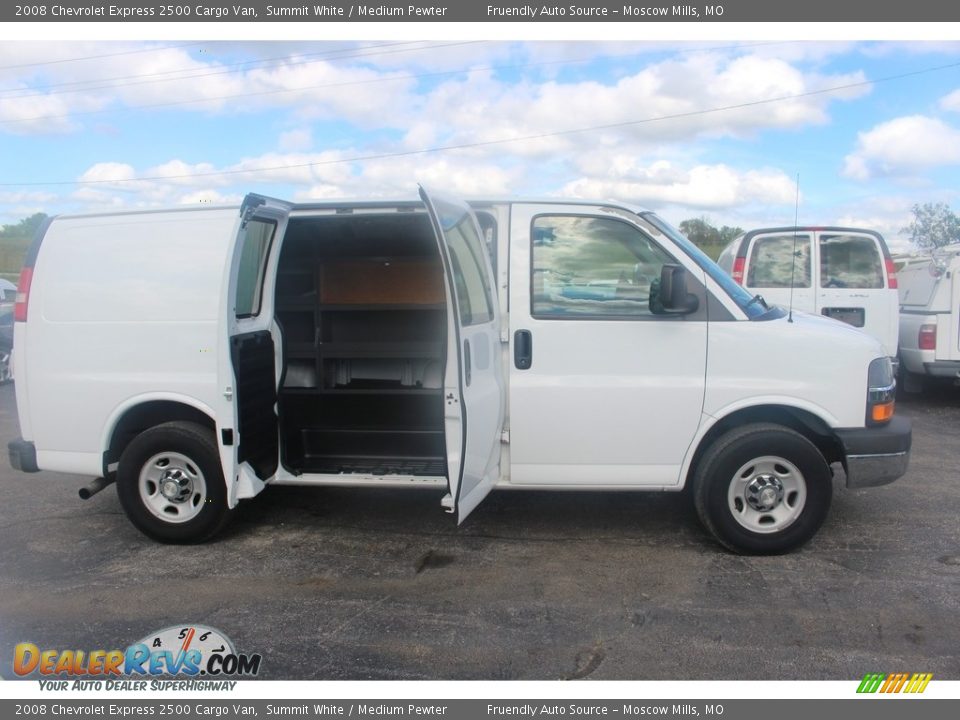2008 Chevrolet Express 2500 Cargo Van Summit White / Medium Pewter Photo #18