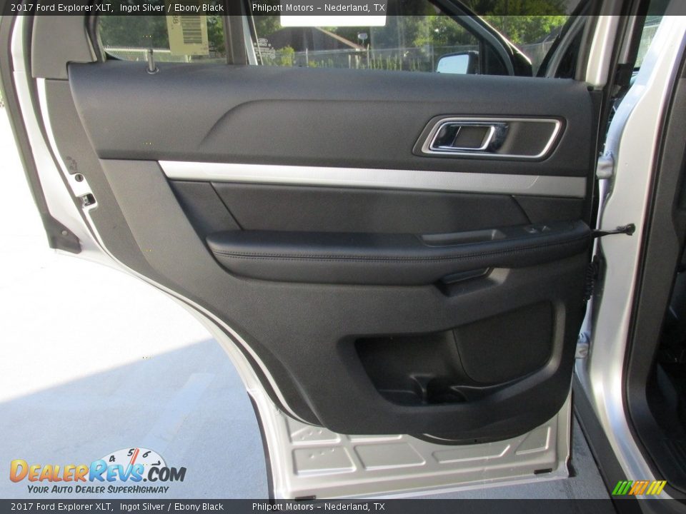 2017 Ford Explorer XLT Ingot Silver / Ebony Black Photo #19