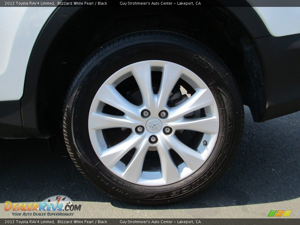 2013 Toyota RAV4 Limited Blizzard White Pearl / Black Photo #25