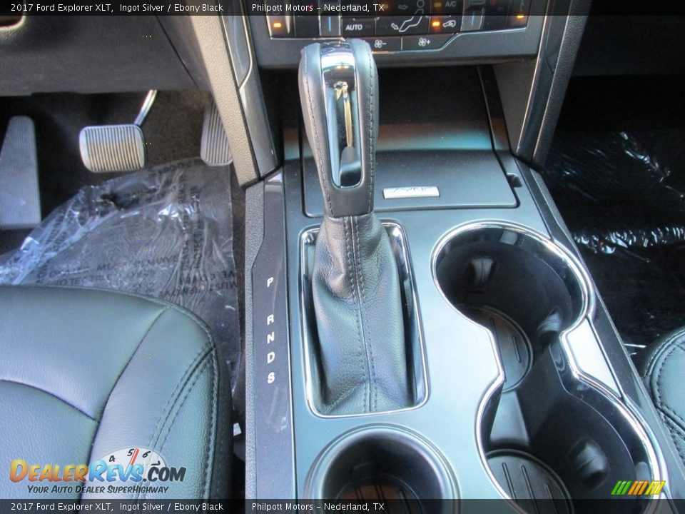 2017 Ford Explorer XLT Ingot Silver / Ebony Black Photo #29