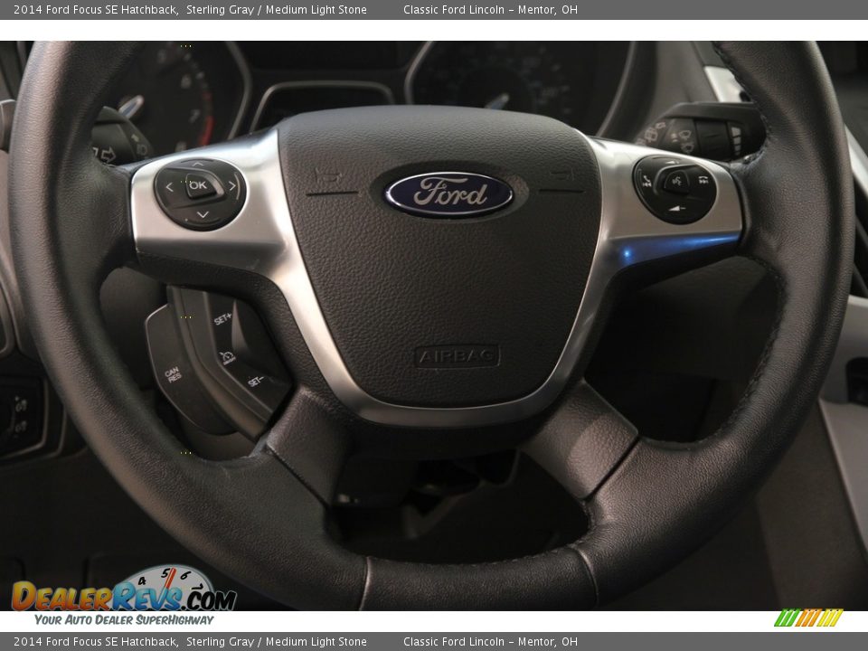 2014 Ford Focus SE Hatchback Sterling Gray / Medium Light Stone Photo #6