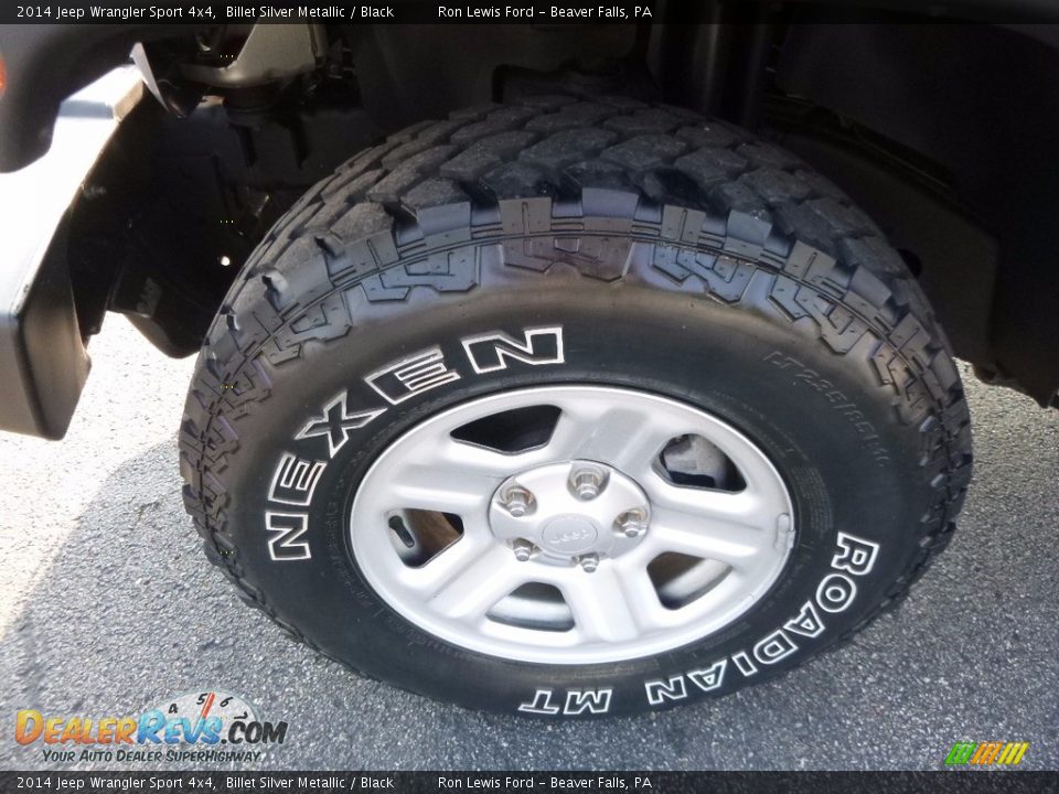 2014 Jeep Wrangler Sport 4x4 Billet Silver Metallic / Black Photo #11