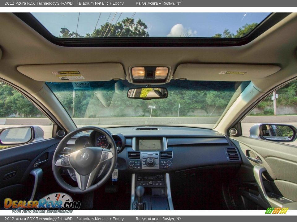 2012 Acura RDX Technology SH-AWD Palladium Metallic / Ebony Photo #11