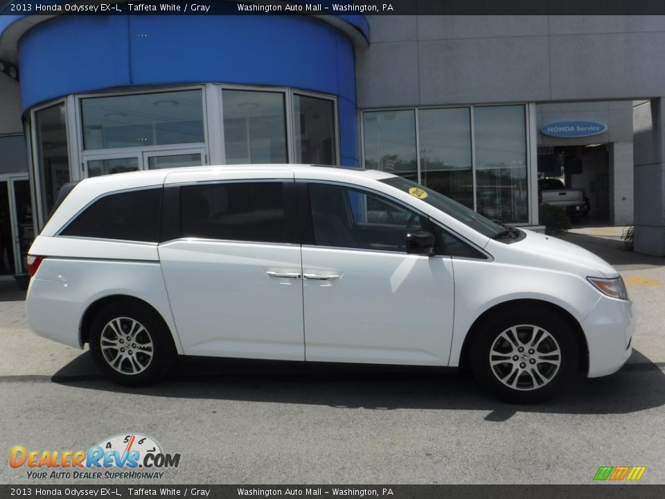 2013 Honda Odyssey EX-L Taffeta White / Gray Photo #2