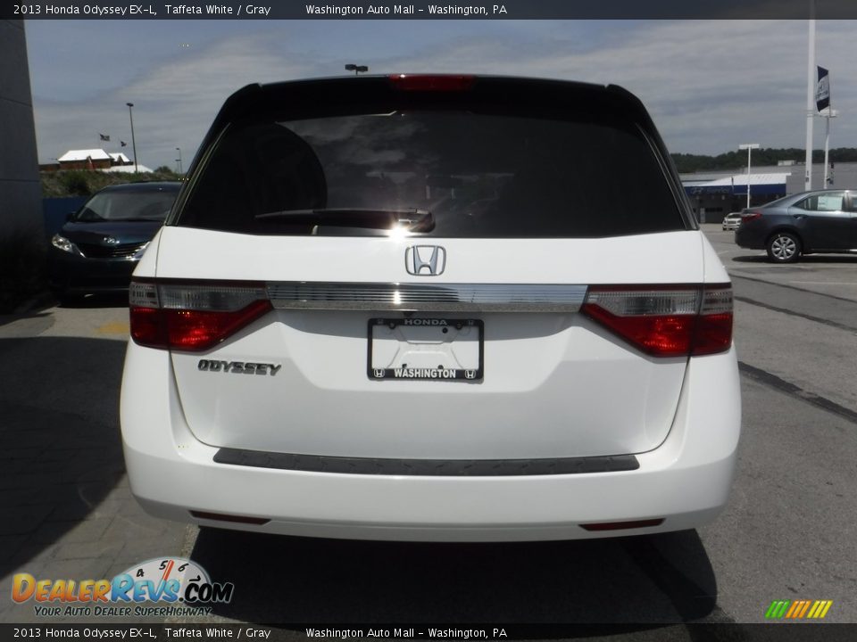 2013 Honda Odyssey EX-L Taffeta White / Gray Photo #9