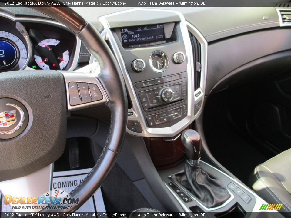 2012 Cadillac SRX Luxury AWD Gray Flannel Metallic / Ebony/Ebony Photo #14