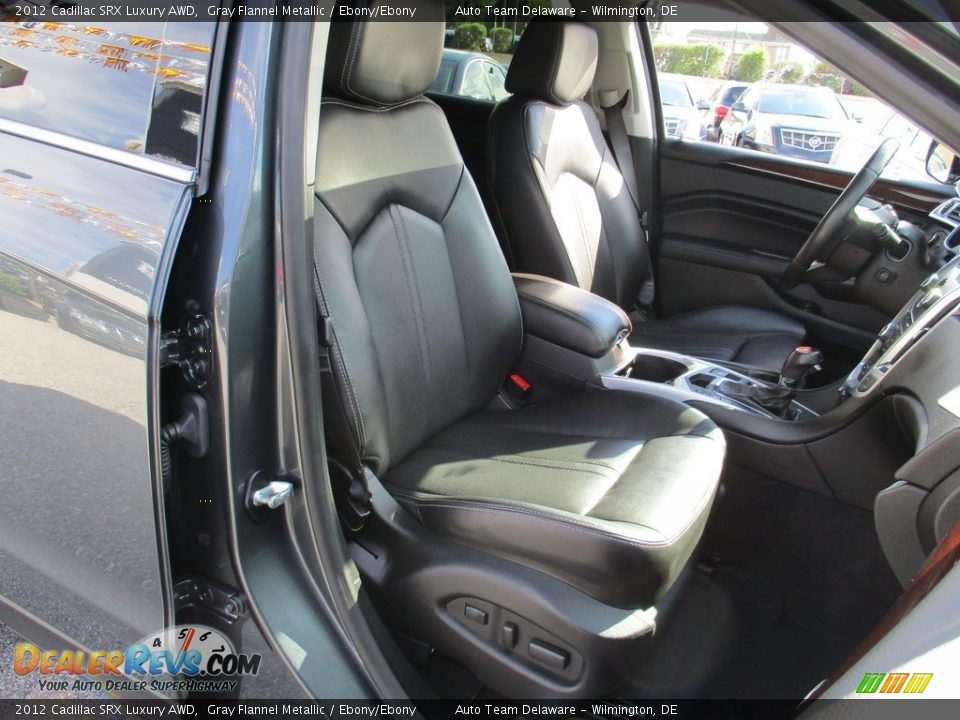 2012 Cadillac SRX Luxury AWD Gray Flannel Metallic / Ebony/Ebony Photo #18