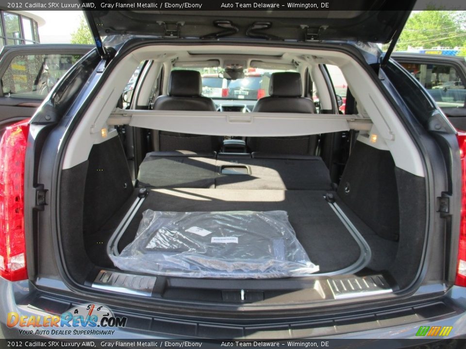 2012 Cadillac SRX Luxury AWD Gray Flannel Metallic / Ebony/Ebony Photo #27
