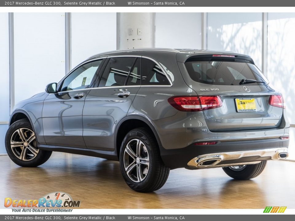 2017 Mercedes-Benz GLC 300 Selenite Grey Metallic / Black Photo #3