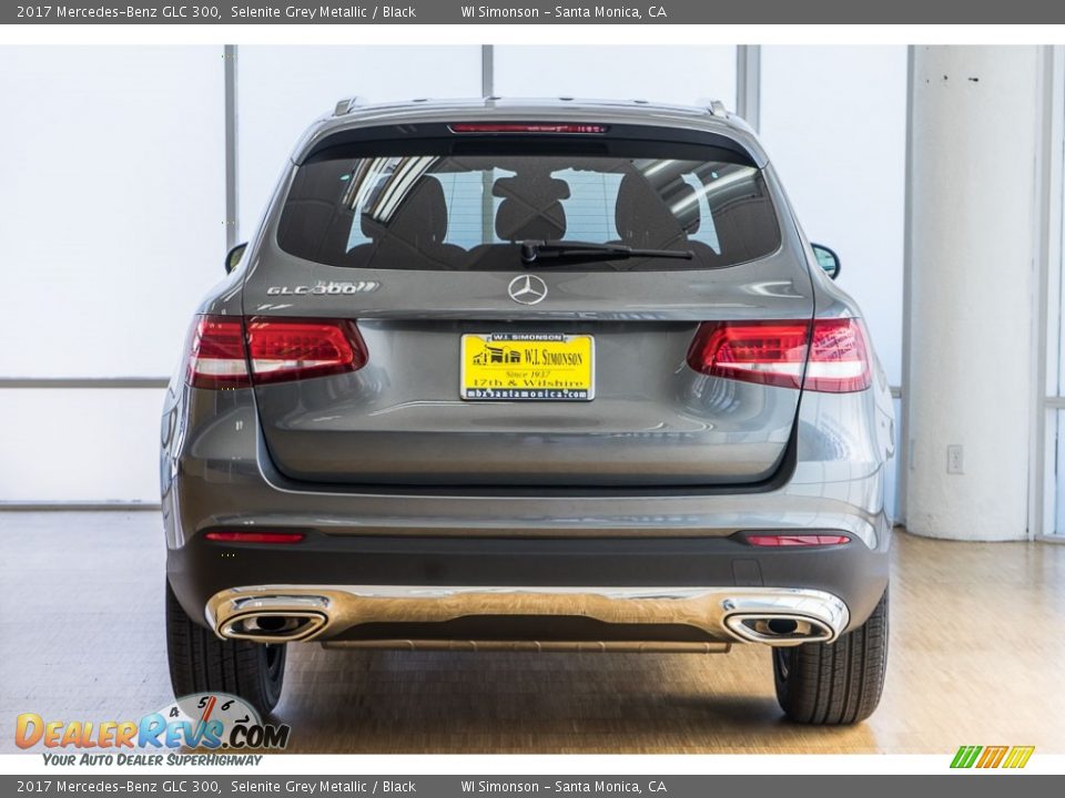 2017 Mercedes-Benz GLC 300 Selenite Grey Metallic / Black Photo #4