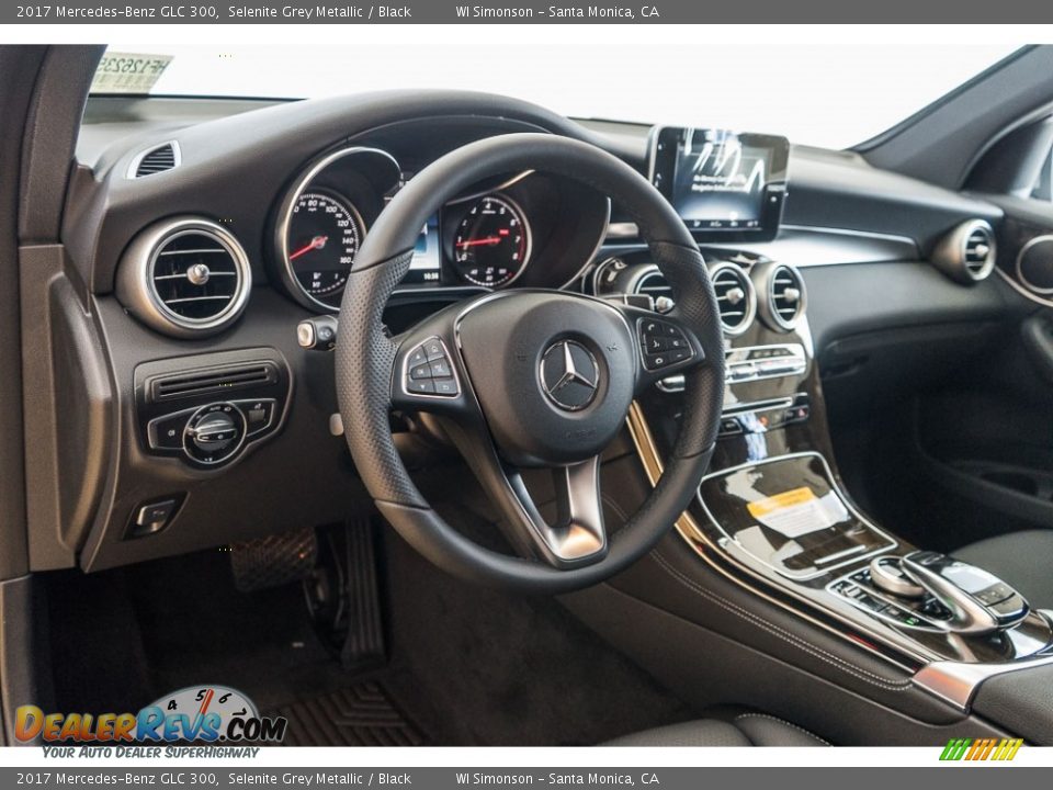 2017 Mercedes-Benz GLC 300 Selenite Grey Metallic / Black Photo #5