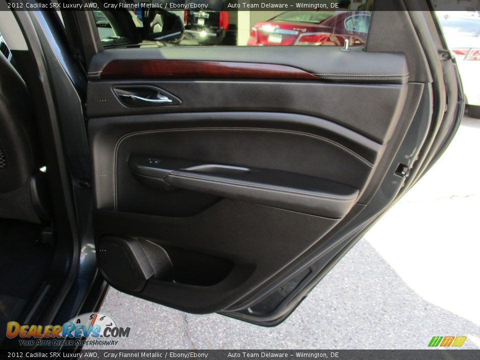 2012 Cadillac SRX Luxury AWD Gray Flannel Metallic / Ebony/Ebony Photo #30