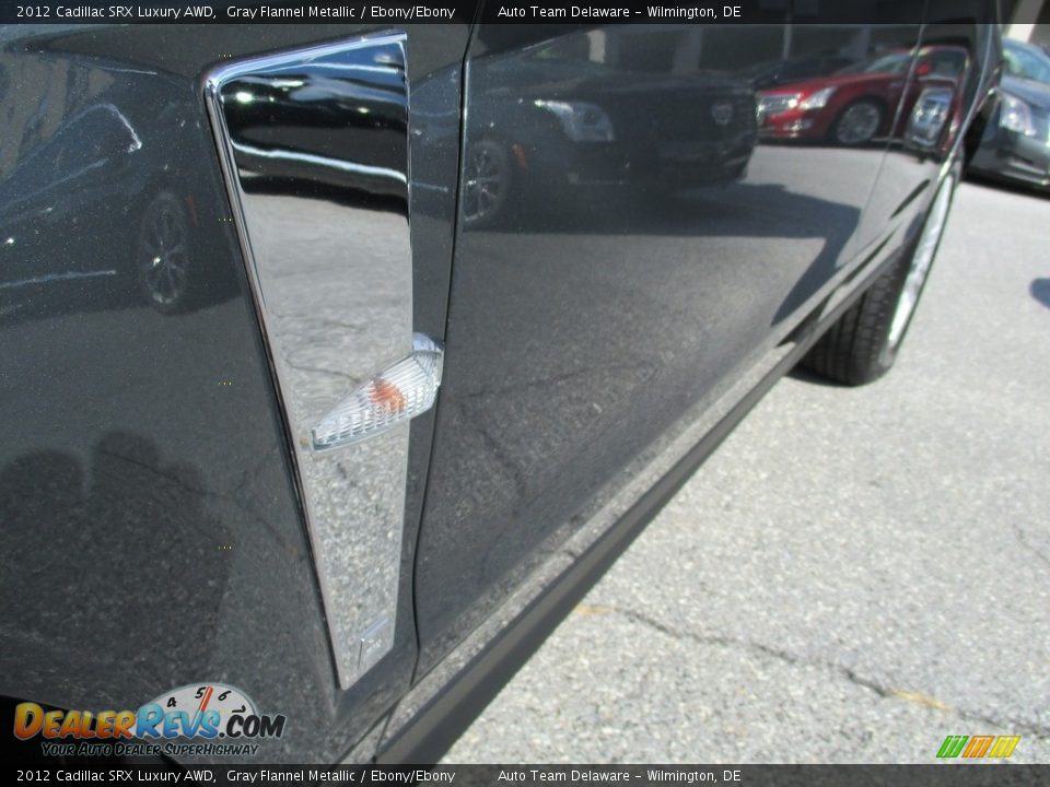 2012 Cadillac SRX Luxury AWD Gray Flannel Metallic / Ebony/Ebony Photo #35