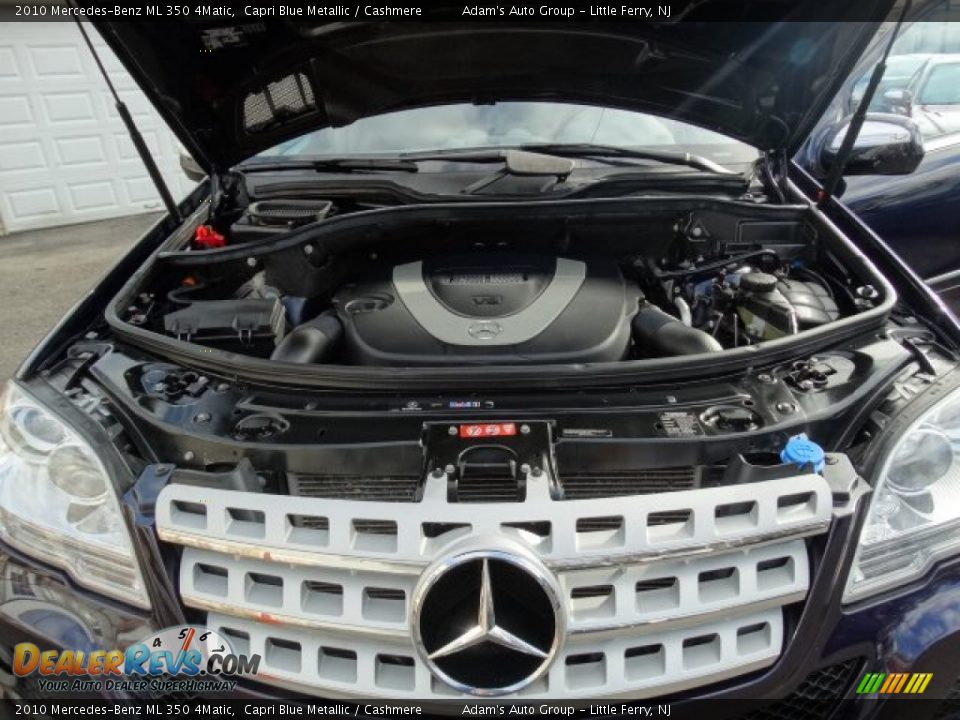 2010 Mercedes-Benz ML 350 4Matic Capri Blue Metallic / Cashmere Photo #23