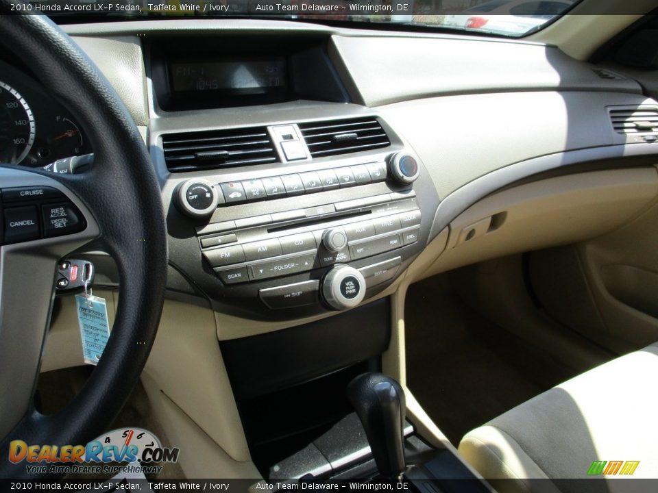 2010 Honda Accord LX-P Sedan Taffeta White / Ivory Photo #15