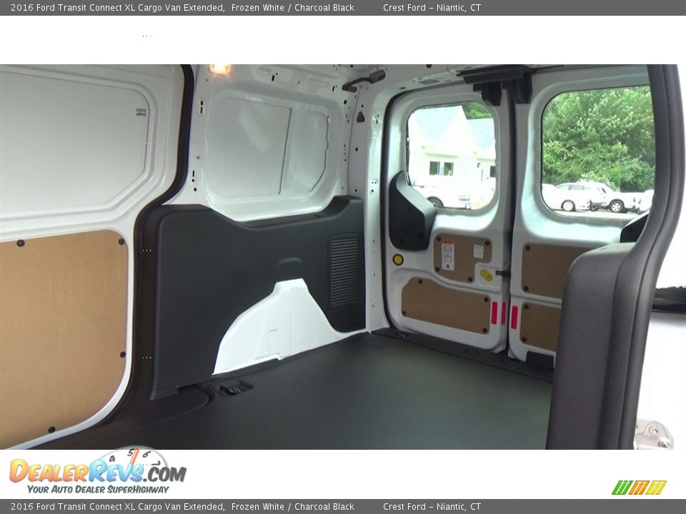 2016 Ford Transit Connect XL Cargo Van Extended Frozen White / Charcoal Black Photo #13