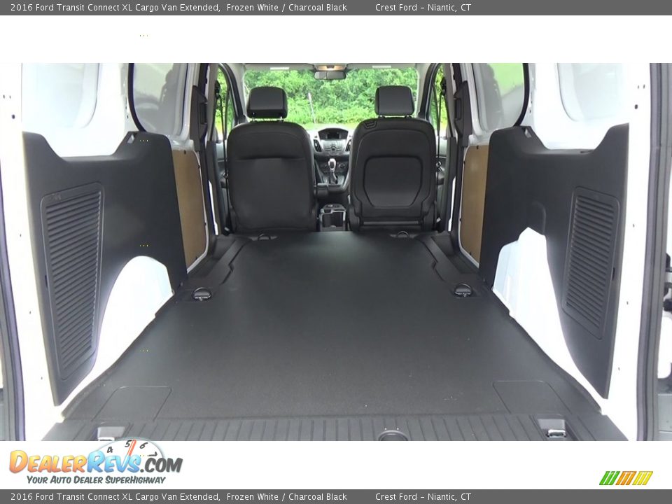 2016 Ford Transit Connect XL Cargo Van Extended Frozen White / Charcoal Black Photo #16