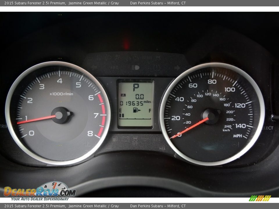 2015 Subaru Forester 2.5i Premium Jasmine Green Metallic / Gray Photo #15