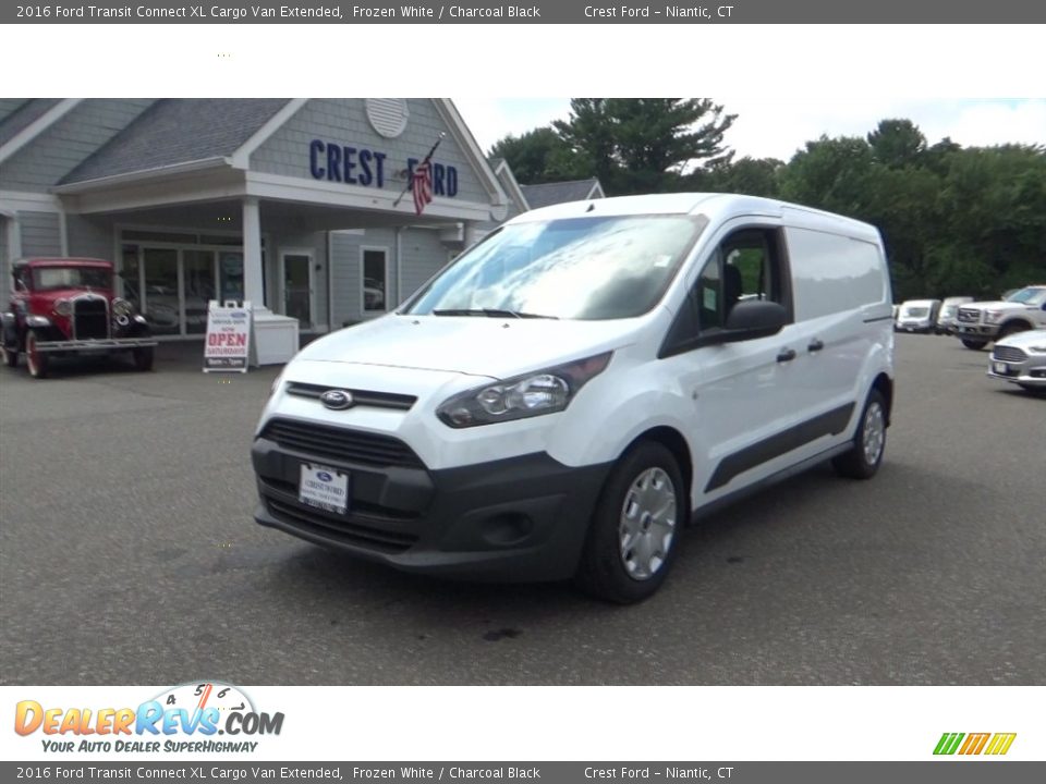 2016 Ford Transit Connect XL Cargo Van Extended Frozen White / Charcoal Black Photo #4