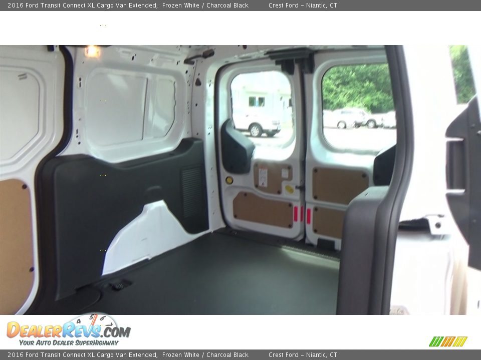 2016 Ford Transit Connect XL Cargo Van Extended Frozen White / Charcoal Black Photo #17