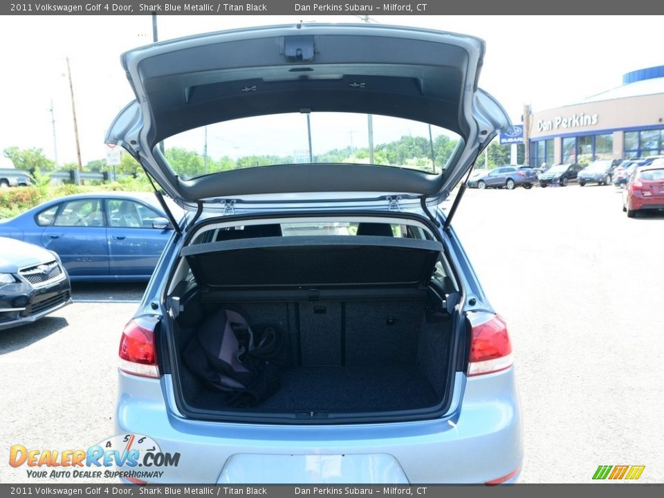 2011 Volkswagen Golf 4 Door Shark Blue Metallic / Titan Black Photo #8