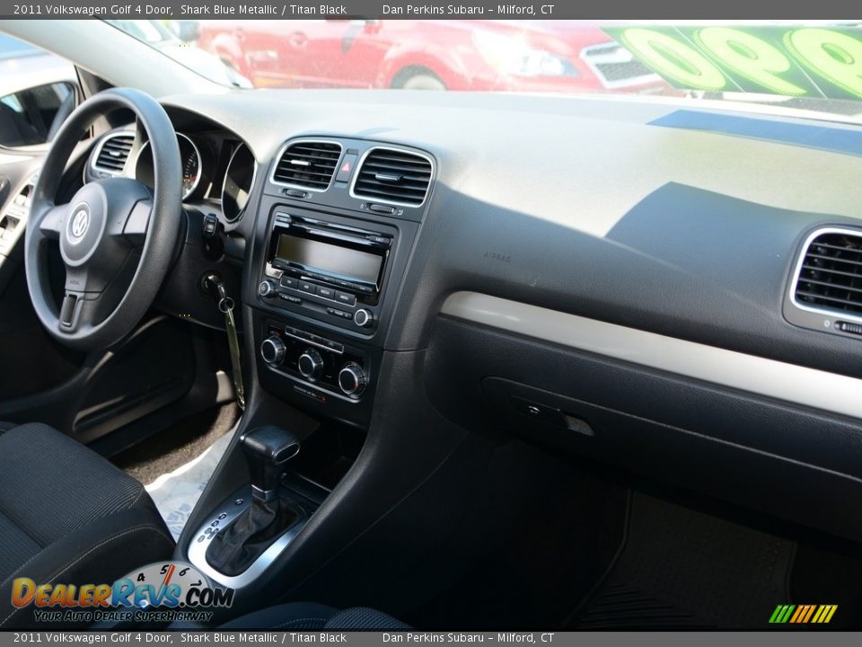 2011 Volkswagen Golf 4 Door Shark Blue Metallic / Titan Black Photo #9